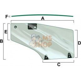 Vitre de porte droite | VAPORMATIC Vitre de porte droite | VAPORMATICPR#846998