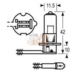 Blister Lampe H3 12V 100W 12V 100W | VAPORMATIC Blister Lampe H3 12V 100W 12V 100W | VAPORMATICPR#481202