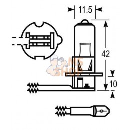 Blister Lampe H3 12V 55W 12V 55W | VAPORMATIC Blister Lampe H3 12V 55W 12V 55W | VAPORMATICPR#481204