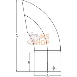 Echappement d=60.5mm L=600mm | VAPORMATIC Echappement d=60.5mm L=600mm | VAPORMATICPR#879035