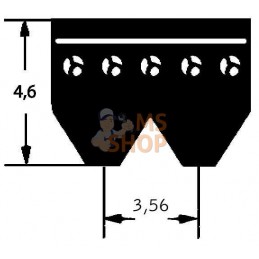 Courroie, ventilateur | VAPORMATIC Courroie, ventilateur | VAPORMATICPR#818495