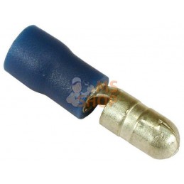 Cosse Male Bleu 5Amp   (50) 5 mm | VAPORMATIC Cosse Male Bleu 5Amp   (50) 5 mm | VAPORMATICPR#845039