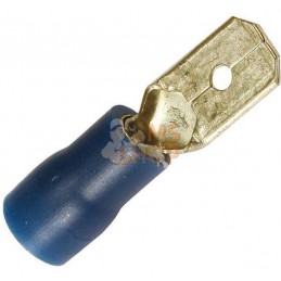 Cosse Male Plate Bleu 6.6Amp 6.4 mm | VAPORMATIC Cosse Male Plate Bleu 6.6Amp 6.4 mm | VAPORMATICPR#844627