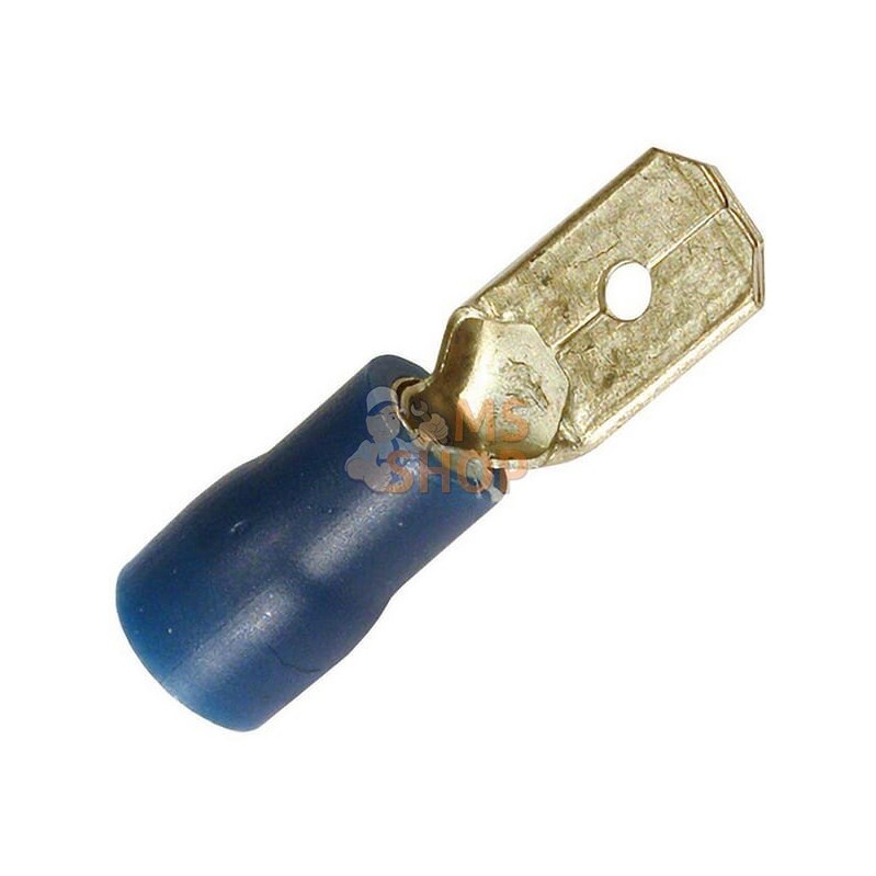 Cosse Male Plate Bleu 6.6Amp 6.4 mm | VAPORMATIC Cosse Male Plate Bleu 6.6Amp 6.4 mm | VAPORMATICPR#844627