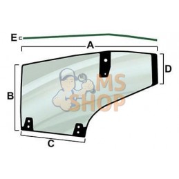 Vitre de porte gauche | VAPORMATIC Vitre de porte gauche | VAPORMATICPR#846996