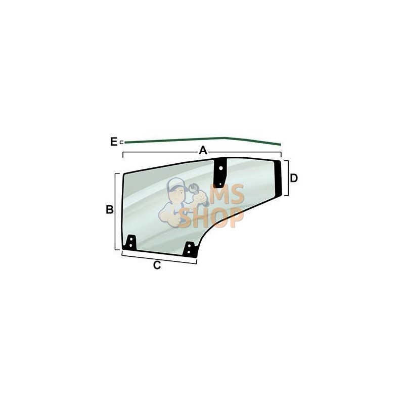 Vitre de porte gauche | VAPORMATIC Vitre de porte gauche | VAPORMATICPR#846996