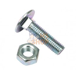Boulon M10 X 40 (x50) DIN603 M10 x  40 mm | VAPORMATIC Boulon M10 X 40 (x50) DIN603 M10 x  40 mm | VAPORMATICPR#844302