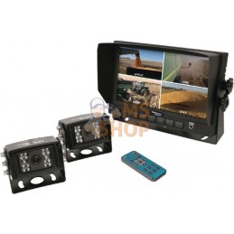 Kit Camera Couleur 7" Quad-Screen, 2 CAMERAS | VAPORMATIC Kit Camera Couleur 7" Quad-Screen, 2 CAMERAS | VAPORMATICPR#844509