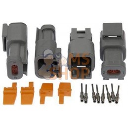 Kit connecteur Deutsch DTM 2BROCHES | VAPORMATIC Kit connecteur Deutsch DTM 2BROCHES | VAPORMATICPR#481178