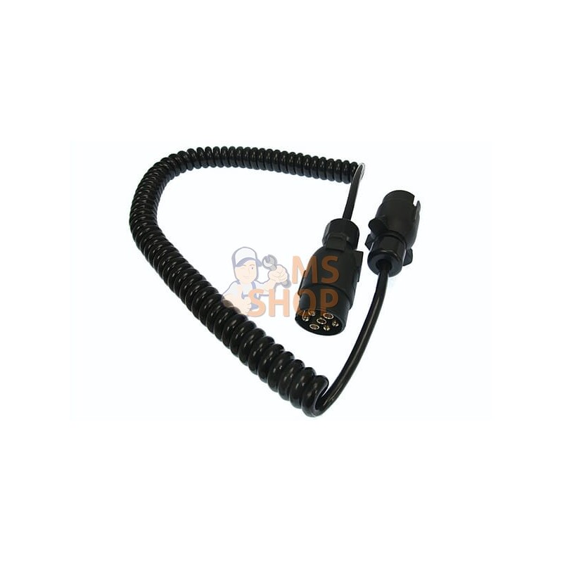 Cable Spirale Coiled with two 7 pin plug | VAPORMATIC Cable Spirale Coiled with two 7 pin plug | VAPORMATICPR#844571