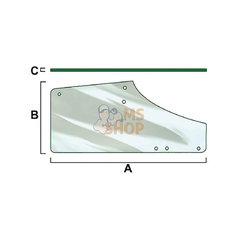 Vitre De Porte Droite Convexe | VAPORMATIC Vitre De Porte Droite Convexe | VAPORMATICPR#818942