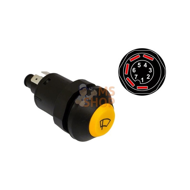 Interrupteur poussoir d’essuie-glace | VAPORMATIC Interrupteur poussoir d’essuie-glace | VAPORMATICPR#847358