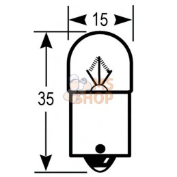 Ampoule, side/Tail 12V 5W | VAPORMATIC Ampoule, side/Tail 12V 5W | VAPORMATICPR#844596