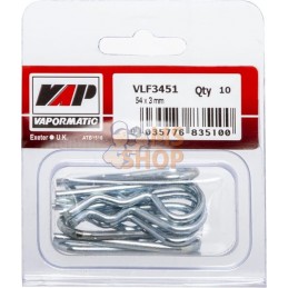 Bride De Fixation En R (10) (x10) 55 X 3 mm | VAPORMATIC Bride De Fixation En R (10) (x10) 55 X 3 mm | VAPORMATICPR#846025