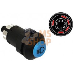 Interrupteur poussoir lumière claire | VAPORMATIC Interrupteur poussoir lumière claire | VAPORMATICPR#879442