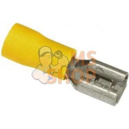 Cosse Femelle Jaune 6.4Mm (10) (x5) 6.4 mm | VAPORMATIC Cosse Femelle Jaune 6.4Mm (10) (x5) 6.4 mm | VAPORMATICPR#844990