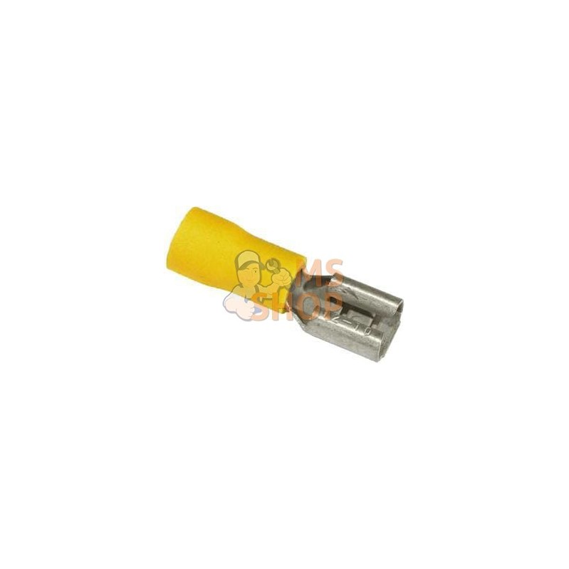 Cosse Femelle Jaune 6.4Mm (10) (x5) 6.4 mm | VAPORMATIC Cosse Femelle Jaune 6.4Mm (10) (x5) 6.4 mm | VAPORMATICPR#844990