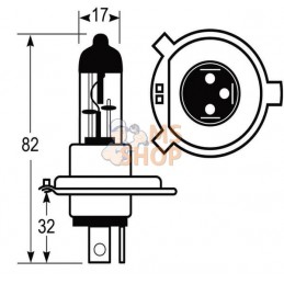 Blister Lampe H4 12V 60/55W 12V 60/55W H4 | VAPORMATIC Blister Lampe H4 12V 60/55W 12V 60/55W H4 | VAPORMATICPR#844642