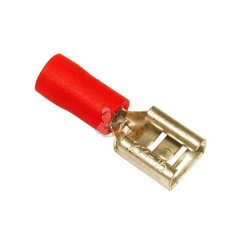 Cosse Femelle Rouge 6.6Amp 6.4 mm | VAPORMATIC Cosse Femelle Rouge 6.6Amp 6.4 mm | VAPORMATICPR#844616