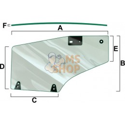 Vitre de porte gauche | VAPORMATIC Vitre de porte gauche | VAPORMATICPR#847000