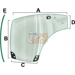 Vitre de porte droite | VAPORMATIC Vitre de porte droite | VAPORMATICPR#846997