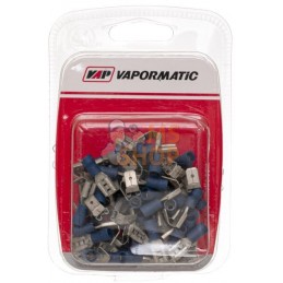 Cosse Male Femelle Bleu 6.6Amp 6.4 mm | VAPORMATIC Cosse Male Femelle Bleu 6.6Amp 6.4 mm | VAPORMATICPR#845061