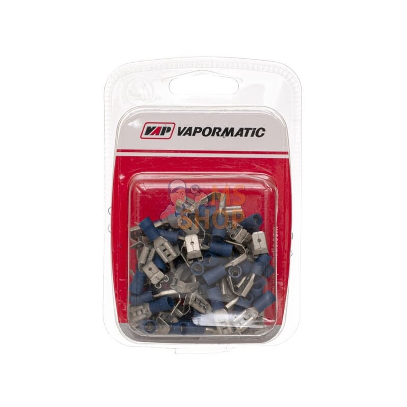 Cosse Male Femelle Bleu 6.6Amp 6.4 mm | VAPORMATIC Cosse Male Femelle Bleu 6.6Amp 6.4 mm | VAPORMATICPR#845061