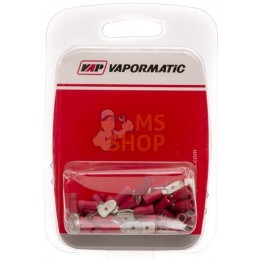 Cosse M Plate Rouge 6.6Amp(50) 6.4 mm | VAPORMATIC Cosse M Plate Rouge 6.6Amp(50) 6.4 mm | VAPORMATICPR#844626