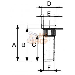 Boulon de roue ZF | ZF Boulon de roue ZF | ZFPR#662197