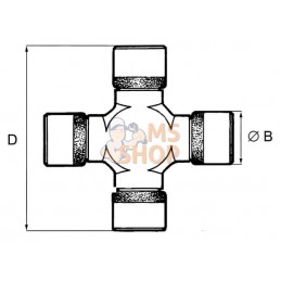 Croisillon Ø 27x70,0 mm, ZF | ZF Croisillon Ø 27x70,0 mm, ZF | ZFPR#662275