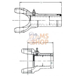 Mâchoire avec douille coulissante K130 25° | WELTE Mâchoire avec douille coulissante K130 25° | WELTEPR#1112529