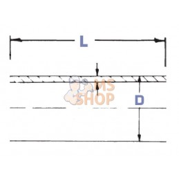 Tube profilé par m Ø ext. : 70x3,5 mm | WELTE Tube profilé par m Ø ext. : 70x3,5 mm | WELTEPR#1112530