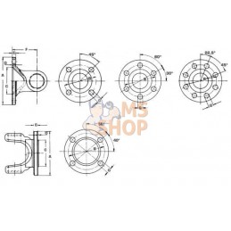 Mâchoire à bride, 72mm, 120 Elbe | WELTE Mâchoire à bride, 72mm, 120 Elbe | WELTEPR#897372