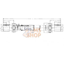 Mâchoire avec moyeu D=25 Cale 8mm M8 45º | WELTE Mâchoire avec moyeu D=25 Cale 8mm M8 45º | WELTEPR#897393