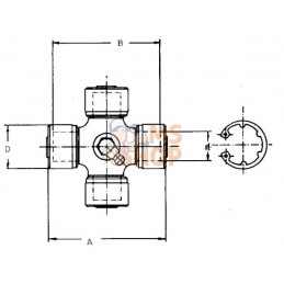 Croisillon Ø 26x69,7 mm, Elbe | WELTE Croisillon Ø 26x69,7 mm, Elbe | WELTEPR#1112535