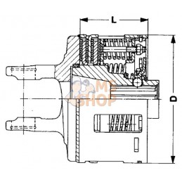 Accouplement à friction W2400 FK96/4L 4daNm | WALTERSCHEID Accouplement à friction W2400 FK96/4L 4daNm | WALTERSCHEIDPR#785480