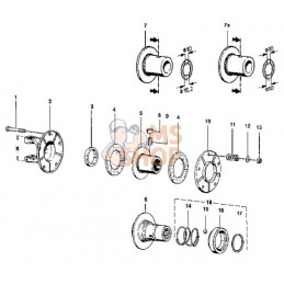 Moyeu K94/1 1 3/8" 6 cann. | WALTERSCHEID Moyeu K94/1 1 3/8" 6 cann. | WALTERSCHEIDPR#785547