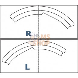 Mâchoire d’embrayage F5/12R, W2400/P400/W400E Walterscheid | WALTERSCHEID Mâchoire d’embrayage F5/12R, W2400/P400/W400E Waltersc
