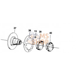 Mâchoire d’embrayage K92/4, W2400/P400/W400E Walterscheid | WALTERSCHEID Mâchoire d’embrayage K92/4, W2400/P400/W400E Waltersche