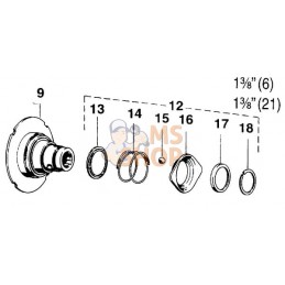 Carter mâchoire K96 W2400 | WALTERSCHEID Carter mâchoire K96 W2400 | WALTERSCHEIDPR#820054