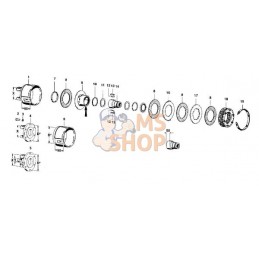 Mâchoire d’embrayage FK96/4, W2400/P400/W400E Walterscheid | WALTERSCHEID Mâchoire d’embrayage FK96/4, W2400/P400/W400E Waltersc