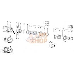 Moyeu a ferm. rapide F5/1-1 3/8 | WALTERSCHEID Moyeu a ferm. rapide F5/1-1 3/8 | WALTERSCHEIDPR#820098