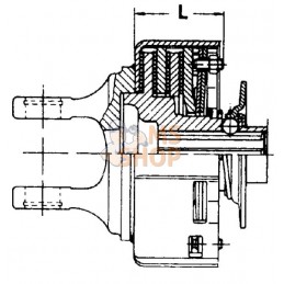 Limiteur à friction K92/4 120daNm | WALTERSCHEID Limiteur à friction K92/4 120daNm | WALTERSCHEIDPR#820565