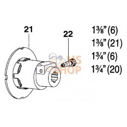 Moyeu K96/4 1 3/8"-6 pcs. | WALTERSCHEID Moyeu K96/4 1 3/8"-6 pcs. | WALTERSCHEIDPR#820105