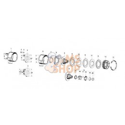 Moyeu K96/4 1 3/8"-6 pcs. | WALTERSCHEID Moyeu K96/4 1 3/8"-6 pcs. | WALTERSCHEIDPR#820105