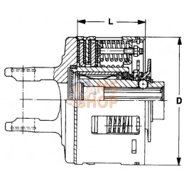 Roue libre W2400 FK96/4 | WALTERSCHEID Roue libre W2400 FK96/4 | WALTERSCHEIDPR#820581