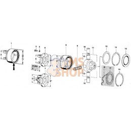 Moyeu K64/2 1 3/4"-6D CC | WALTERSCHEID Moyeu K64/2 1 3/4"-6D CC | WALTERSCHEIDPR#820142