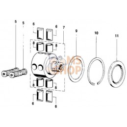 Kit de ressorts K64/2 250 daNm | WALTERSCHEID Kit de ressorts K64/2 250 daNm | WALTERSCHEIDPR#820526