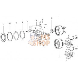 Moyeu K64/24 1 3/8-6 CC | WALTERSCHEID Moyeu K64/24 1 3/8-6 CC | WALTERSCHEIDPR#820153