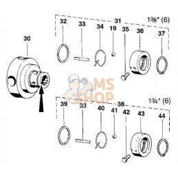 Kit de ressorts K64/1 130 daNm | WALTERSCHEID Kit de ressorts K64/1 130 daNm | WALTERSCHEIDPR#820538